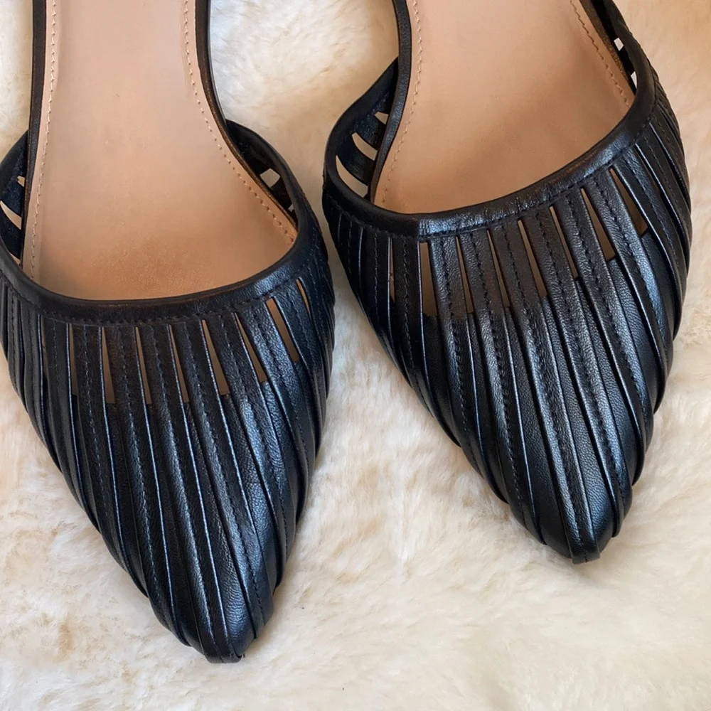 NWOT Essex Lane Black Pointed Toe Flat Women’s Size 10 - Picture 5 of 6